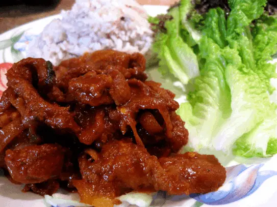 spicy pork